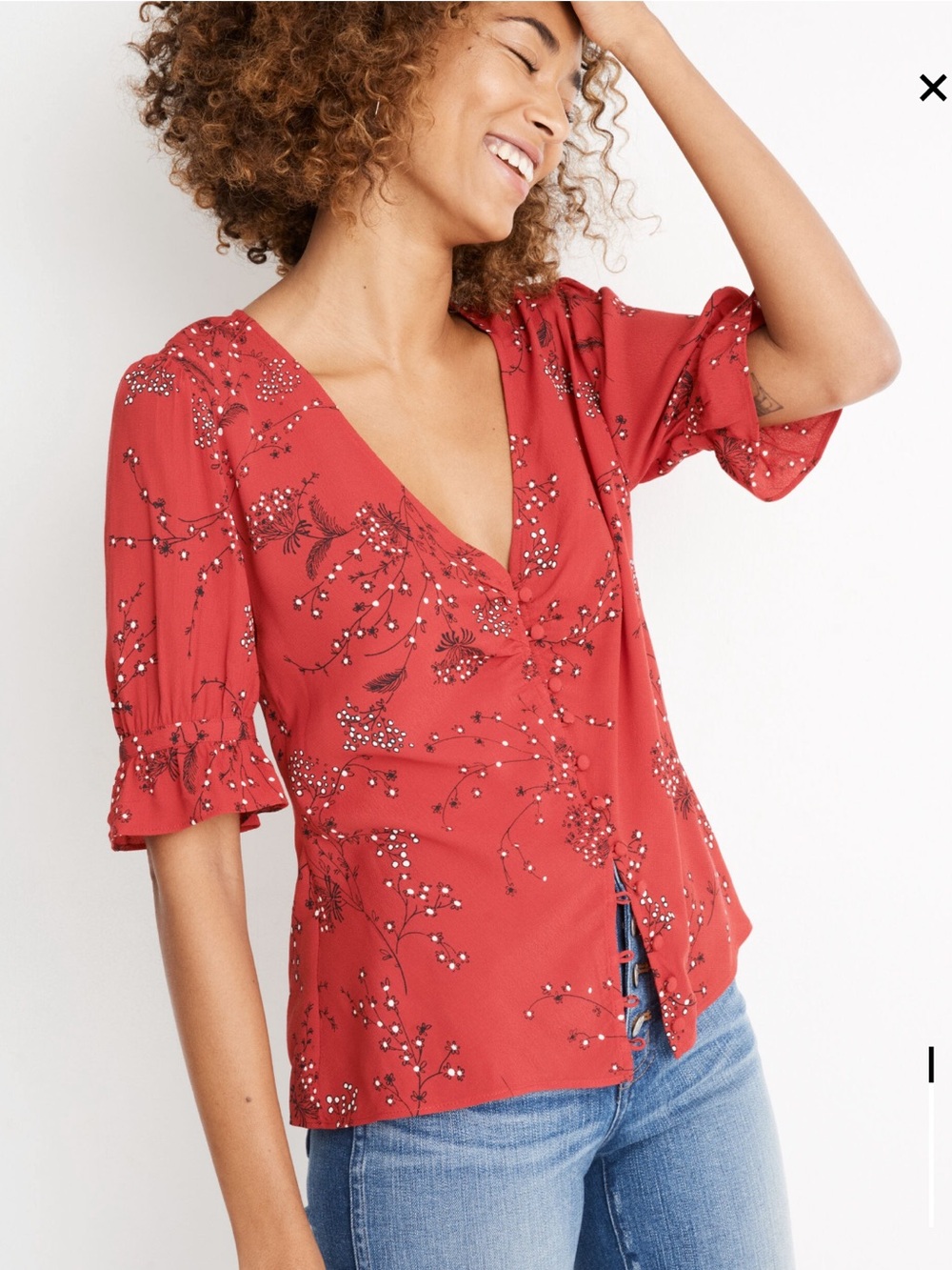 Daylight Top in Windswept Floral - Madewell